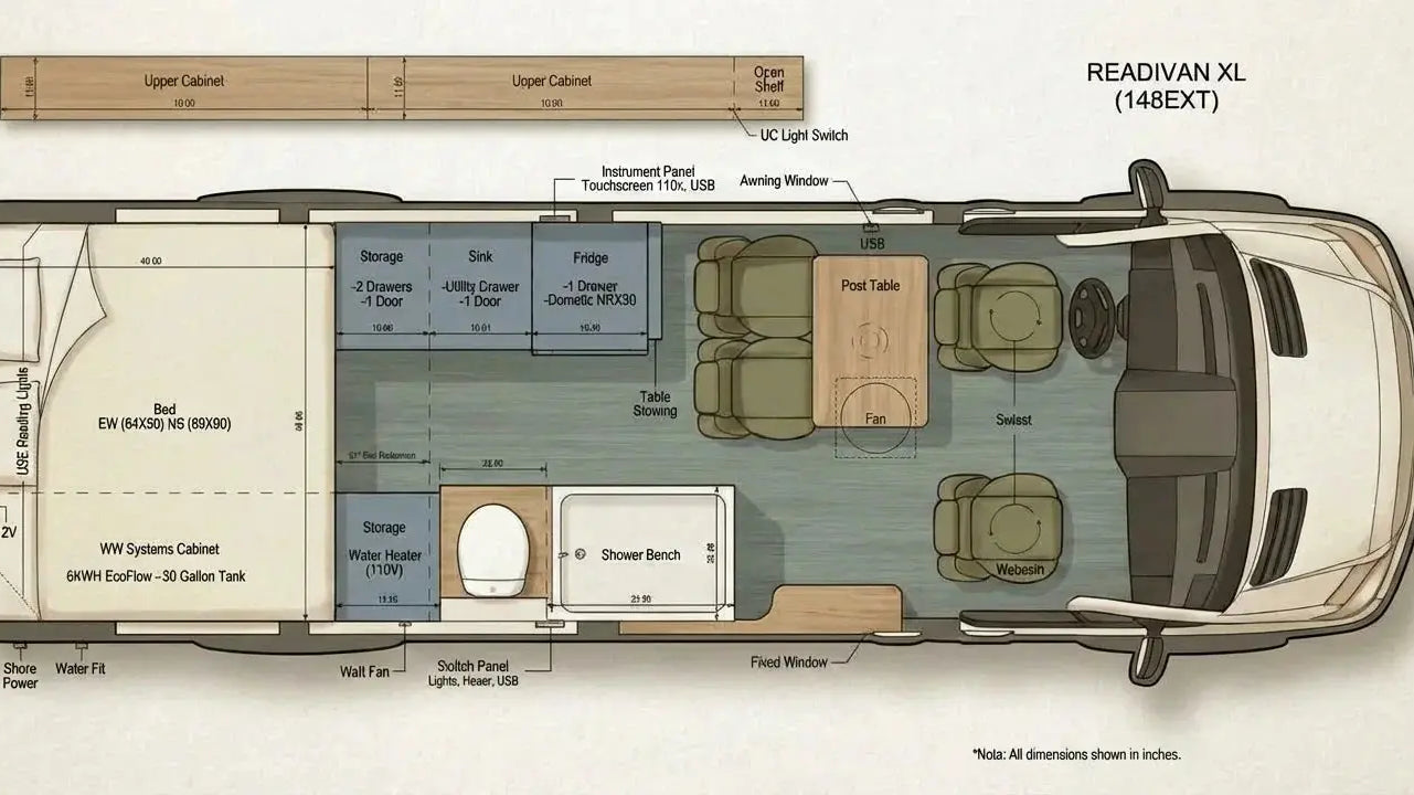 4x4 camper vans Short vs Long Wheelbase Camper Vans: How to Choose the Right Size for Your Travel Style van camper conve