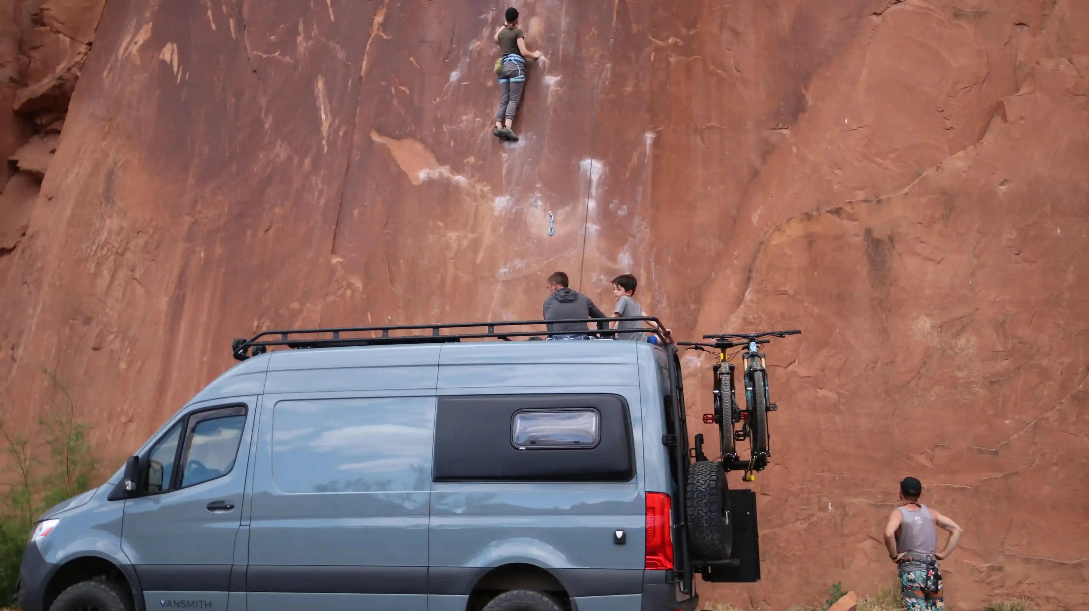 adventure van expo - The most prominent feature in the photo is the van's exterior, specifically the
