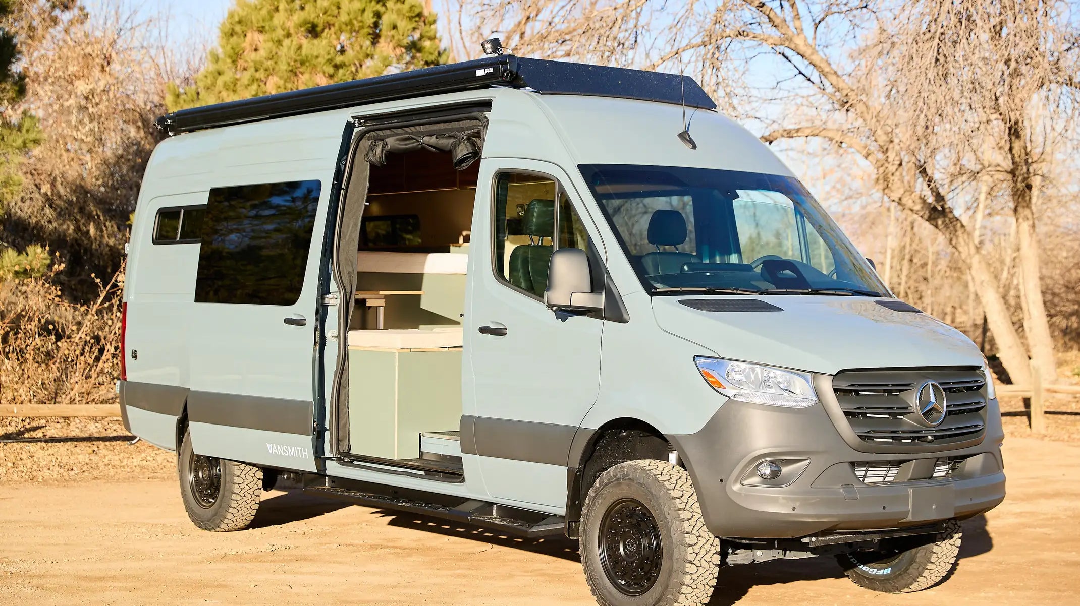 camper van craftsmanship - The most prominent feature of this camper van is the sleek exterior, specificall