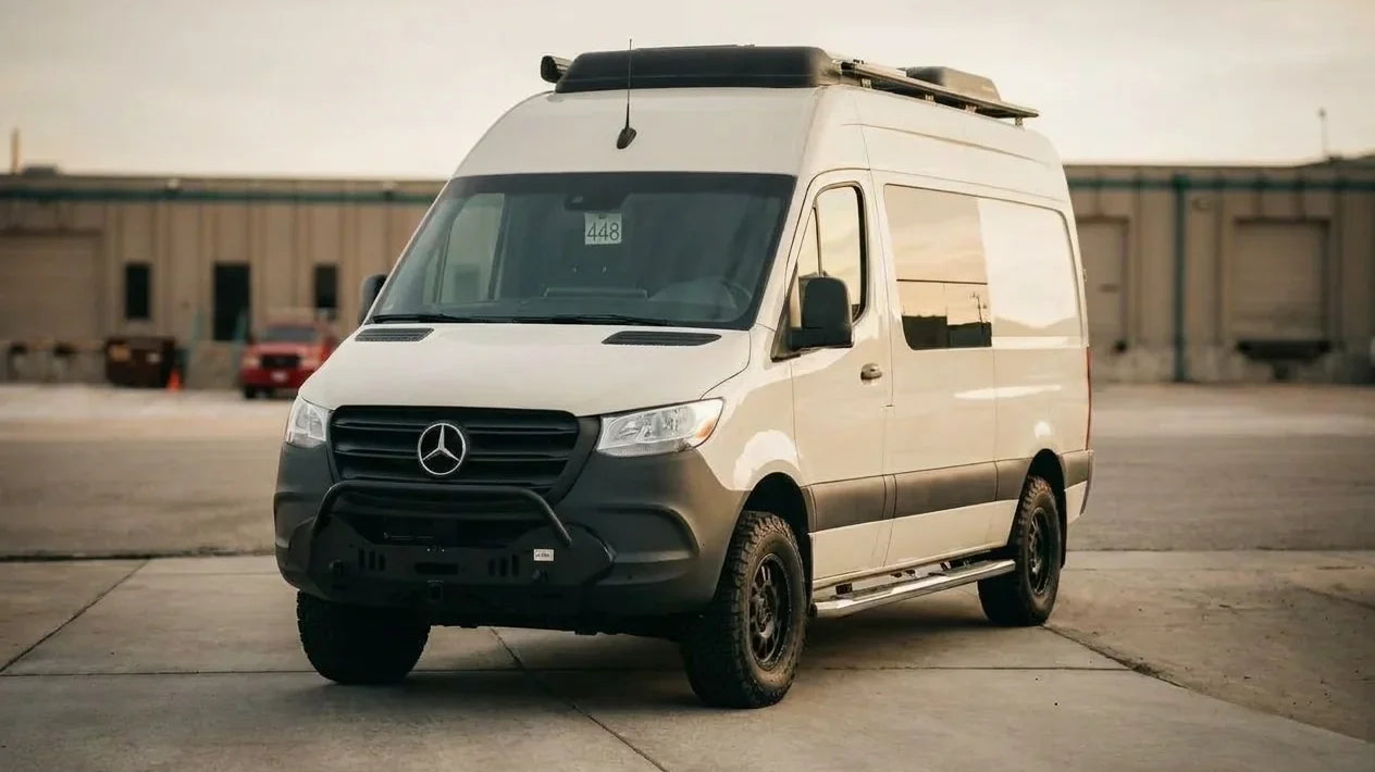 class b camper - The most prominent feature of this camper van is its sleek exterior, showcasing