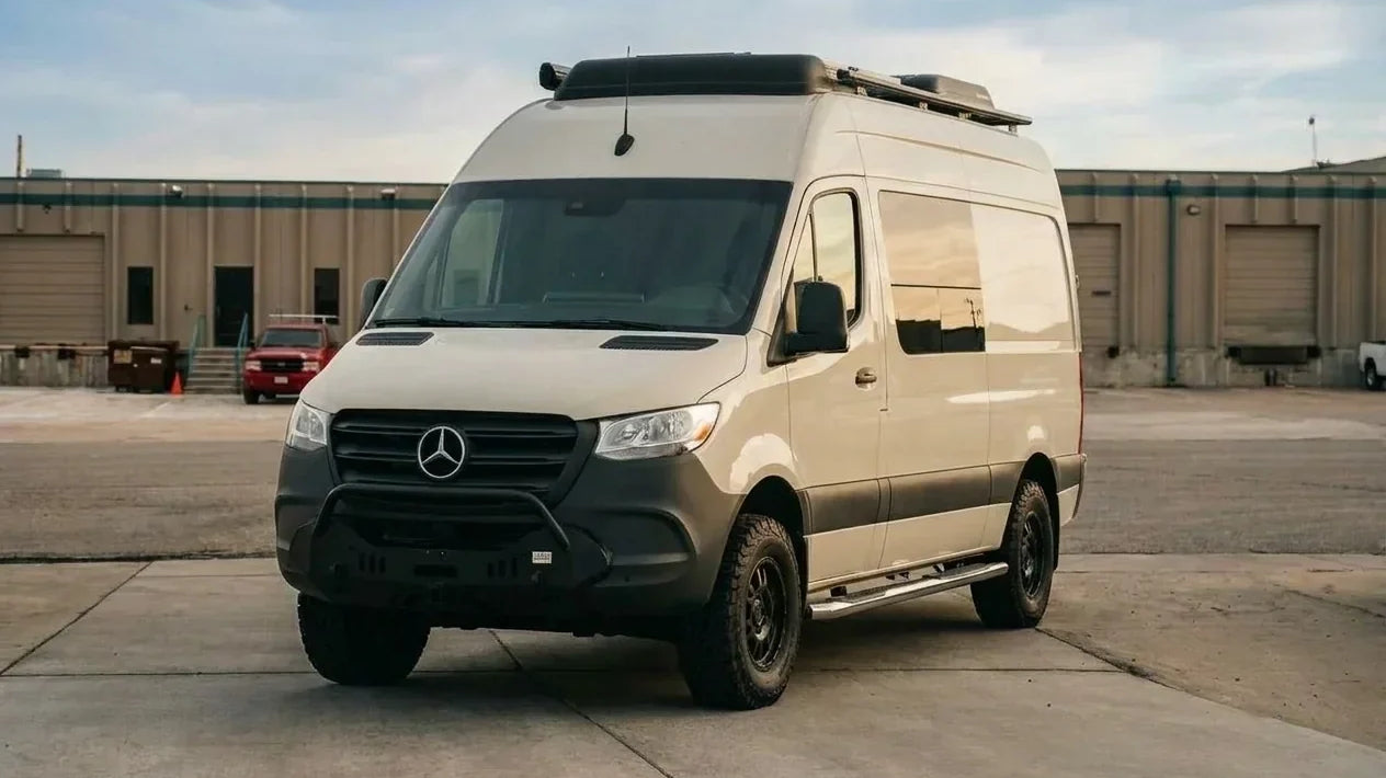 class b motorhomes - The most prominent feature of this camper van is its sleek exterior, showcasing