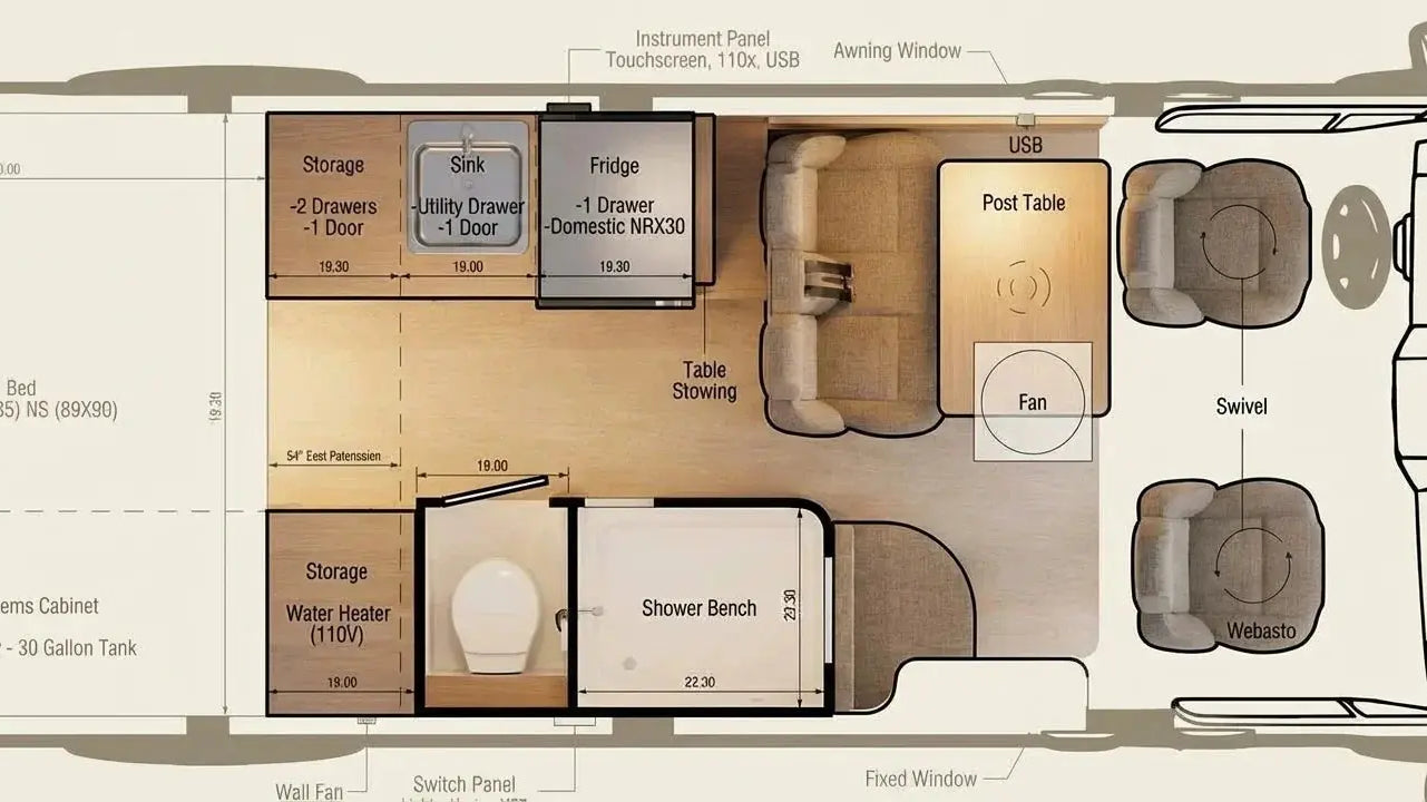custom camper van How Camper Van Layouts Shape Daily Life: Choosing the Right Camper Van Layout van camper conversion -