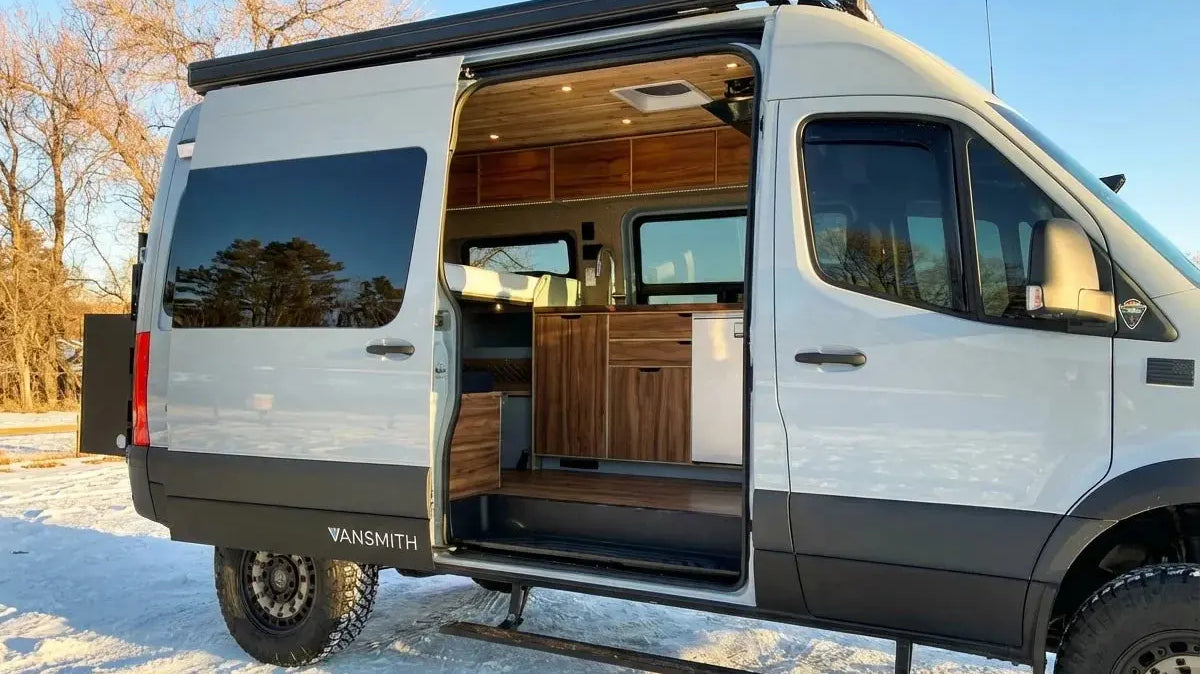 four season camper van Four-Season Camper Van: How to Make Your Van Usable Year-Round van camper conversion - The camper