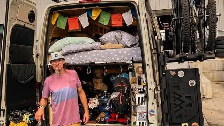 is van life worth it - The most prominent feature in the photo is the rear bed platform, which is set u