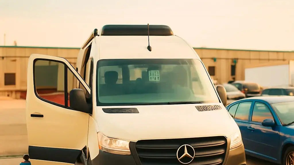 Mercedes Shuttle Van: Turning a Sprinter Shuttle into an Executive Mobile Office van camper conversion - The camper van