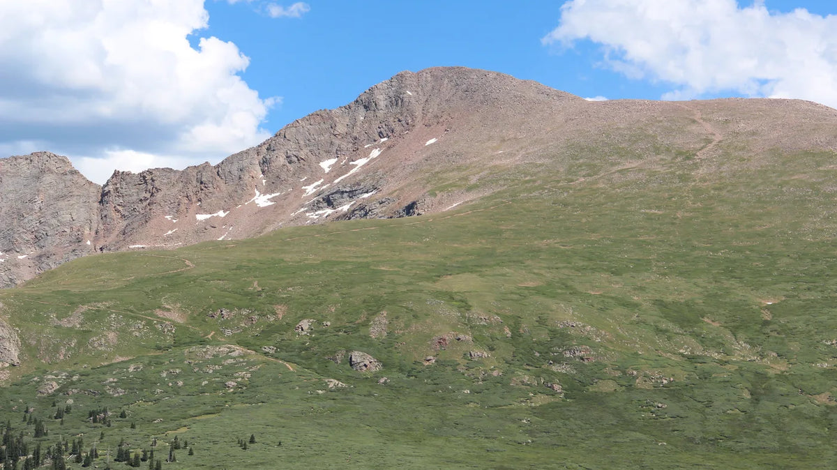 Easiest 14er in Colorado - Mount Bierstadt seen from Guanella Pass, one of the top beginner-friendly picks