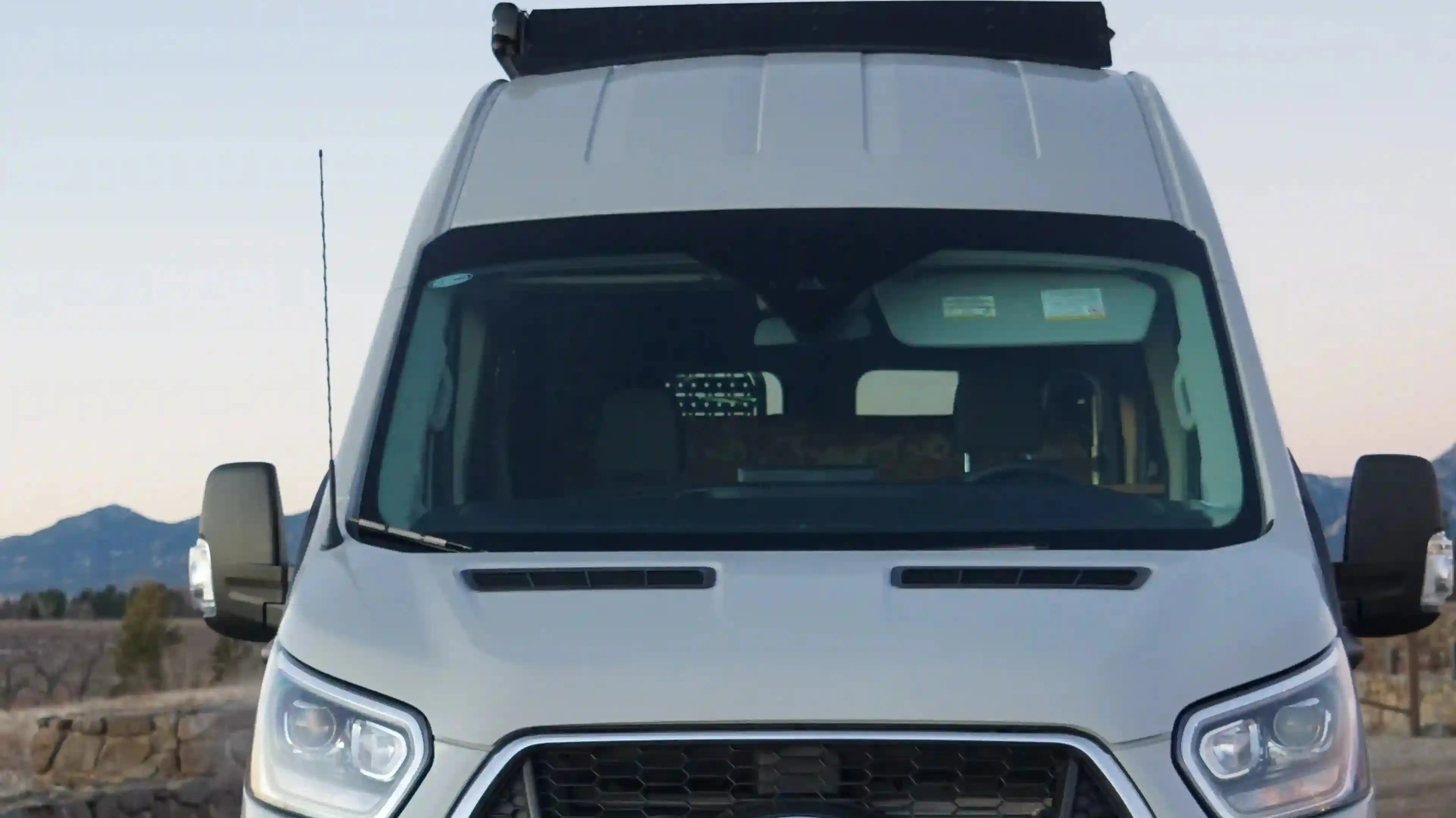 How does the interior of a Ford E350 RV compare to other camper vans?