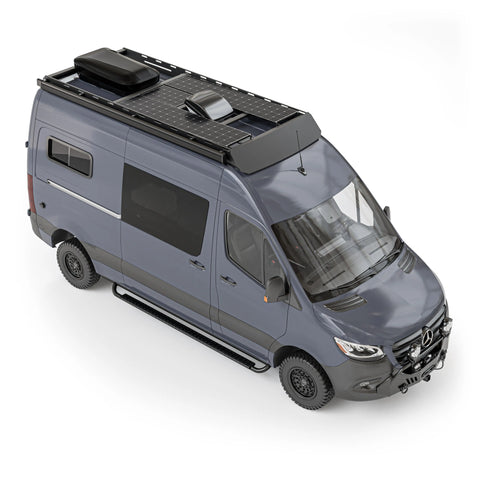 small van - The image shows a converted Mercedes-Benz Sprinter camper van from The Vansmith,
