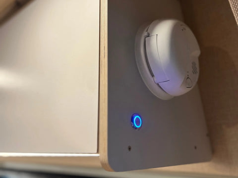 carbon monoxide alarm in camper