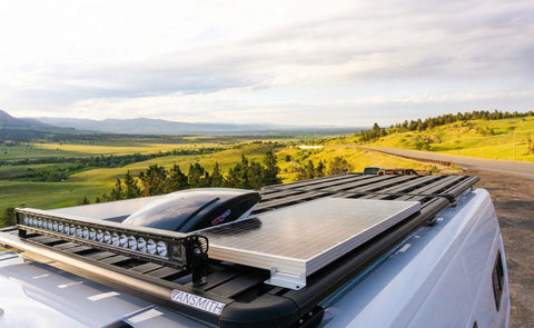 Solar Panel Placement on a 4x4 Camper Van with a Roof Rack