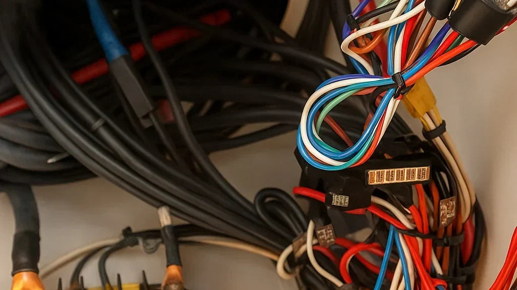 how is a 50 amp rv plug wired