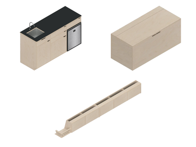 DIY van bundle for Sprinter 144 - Baltic Birch with no laminate