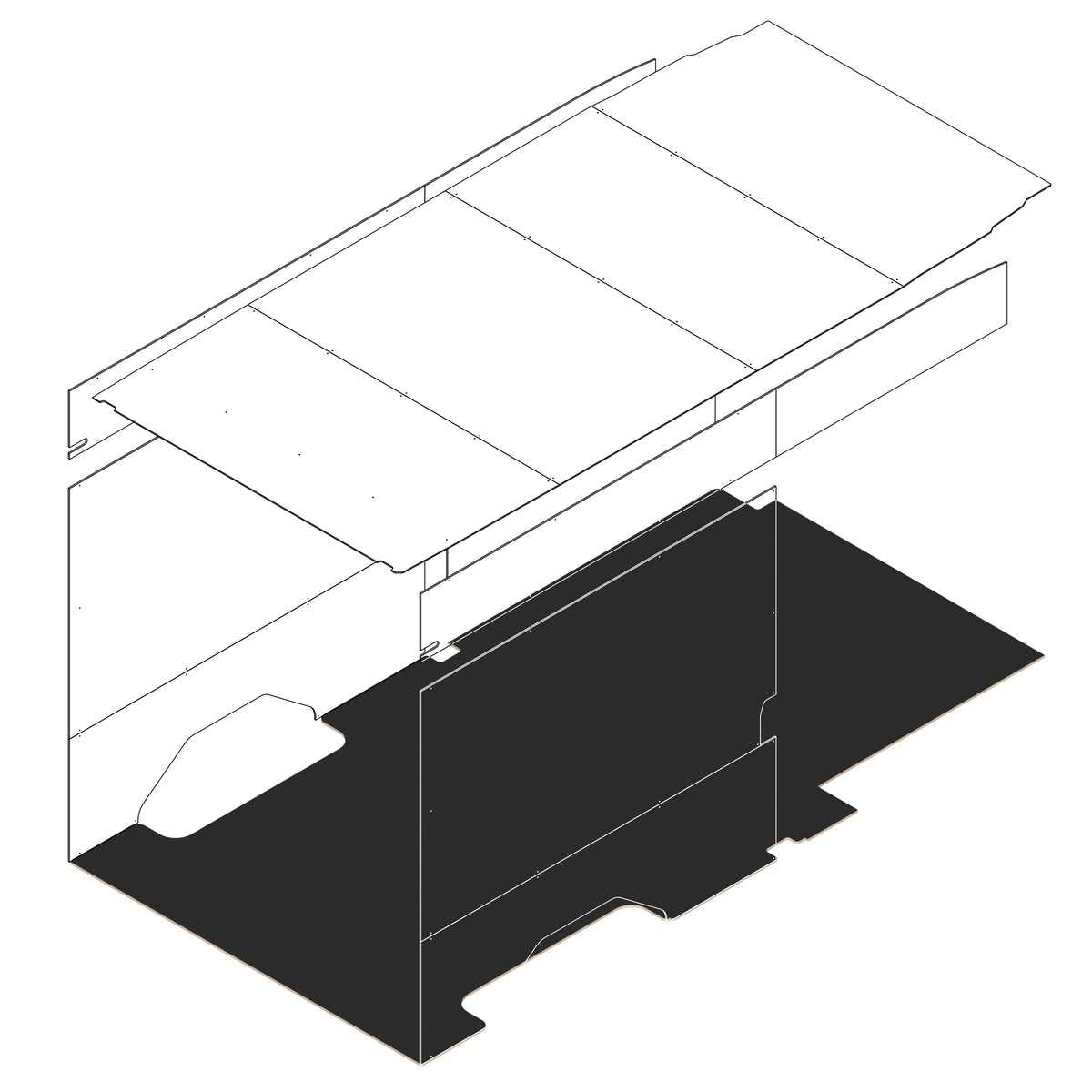 DIY Floor Panel Kit for Transit Van 148 - The Vansmith