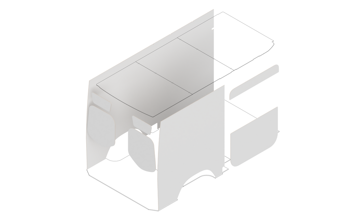 DIY Wall Panel Kit for Sprinter 144