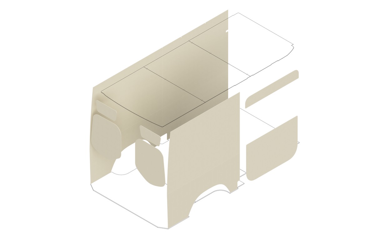 DIY Wall Panel Kit for Sprinter 144