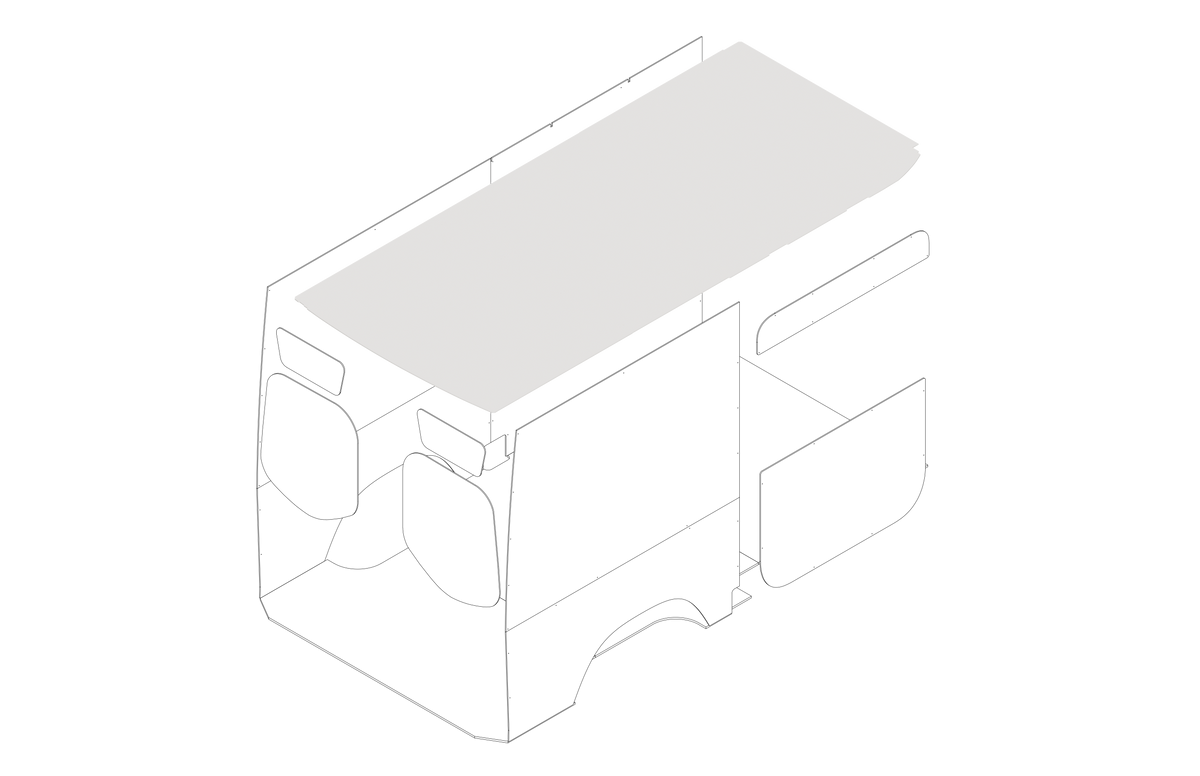 DIY Ceiling Panel Kit for Sprinter 144
