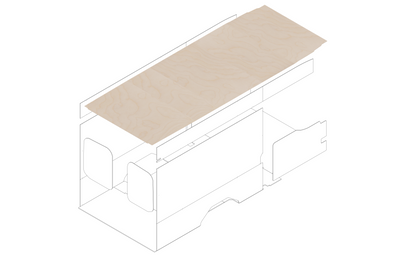 DIY Ceiling Panel Kit for Transit 148 Extended