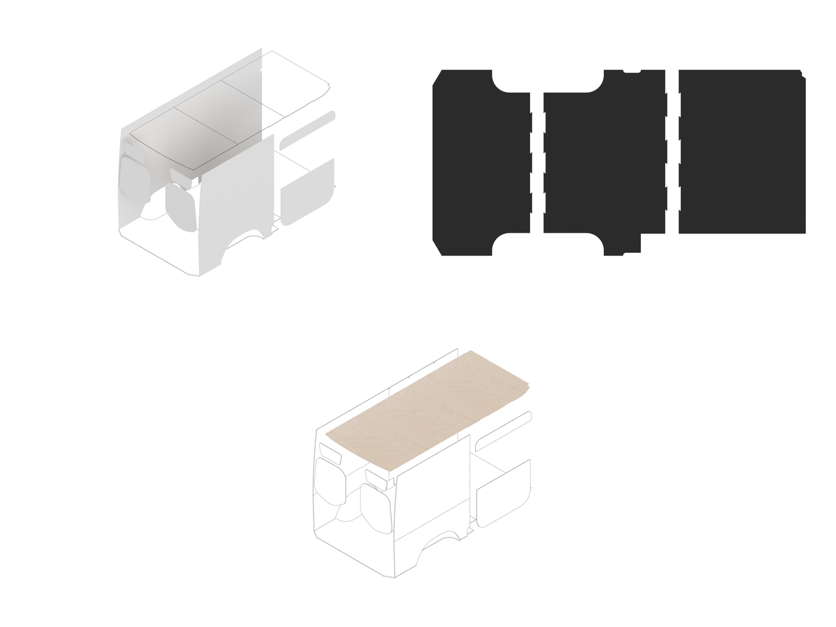 144 Foundation Bundle - White laminate / Raw baltic (requires DIY finishing - painting or upholstering)
