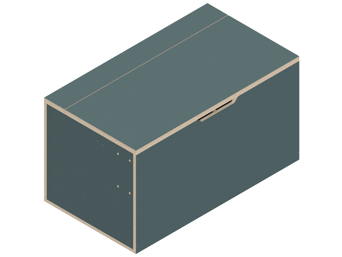 DIY Van Bench Seat (32") kit for van in Winter Sky - The Vansmith DIY