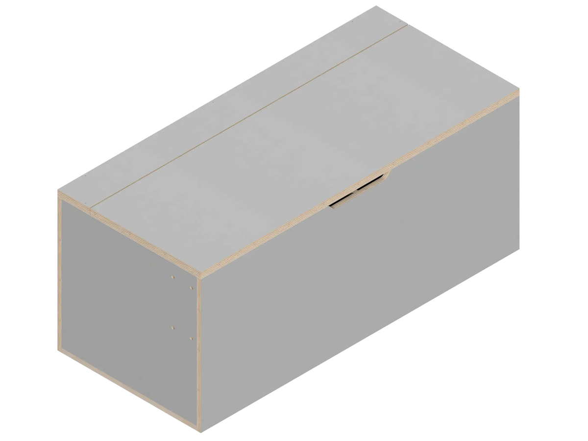 DIY Van Bench Seat (40") kit for van in Fog - The Vansmith DIY