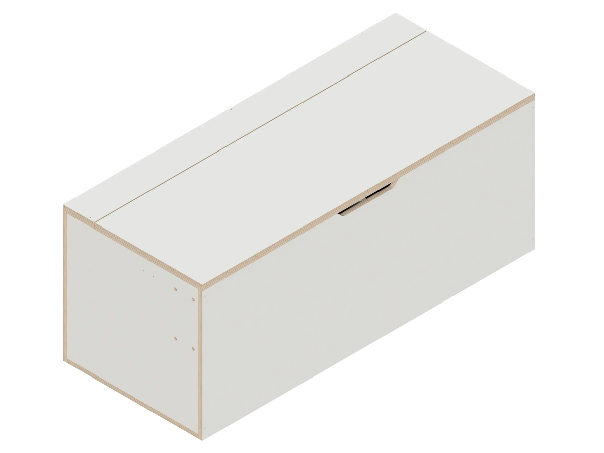 DIY Van Bench Seat (43") kit for van in Dover White - The Vansmith DIY