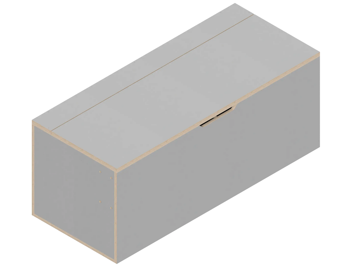 DIY Van Bench Seat (43") kit for van in Fog - The Vansmith DIY