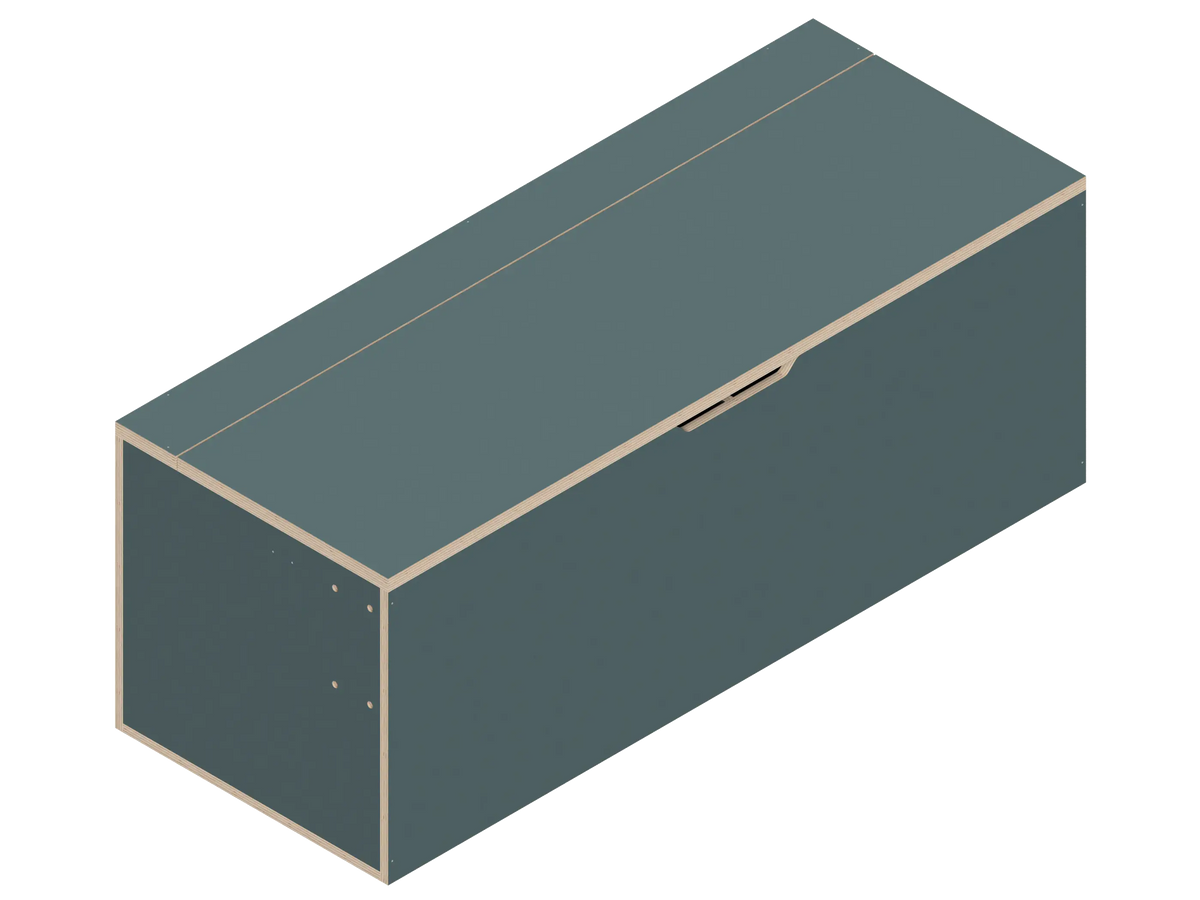 DIY Van Bench Seat (46") kit for van in Winter Sky - The Vansmith DIY