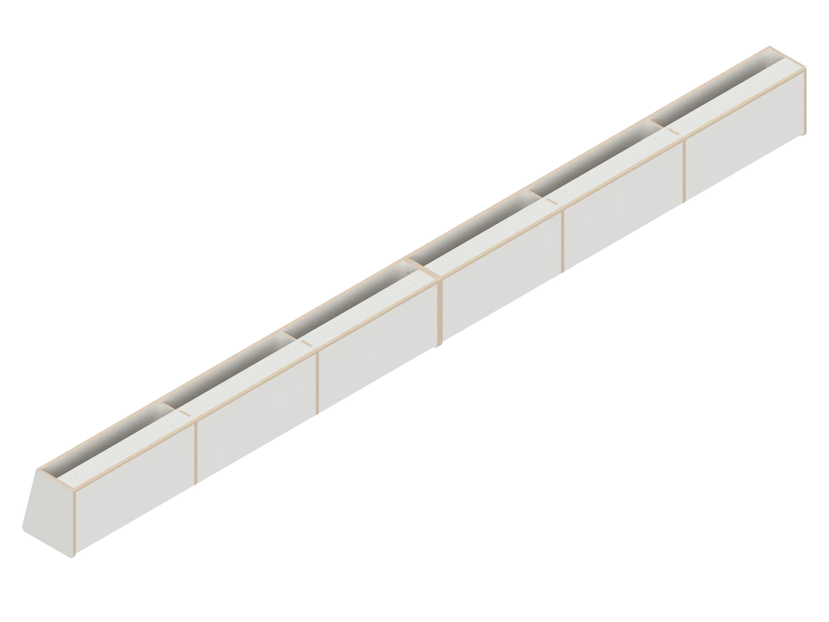 DIY Full Length upper cabinet kit for Sprinter van 170 in Dover White - The Vansmith DIY