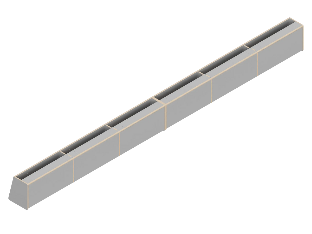 DIY Full Length upper cabinet kit for Sprinter van 170 in Fog - The Vansmith DIY
