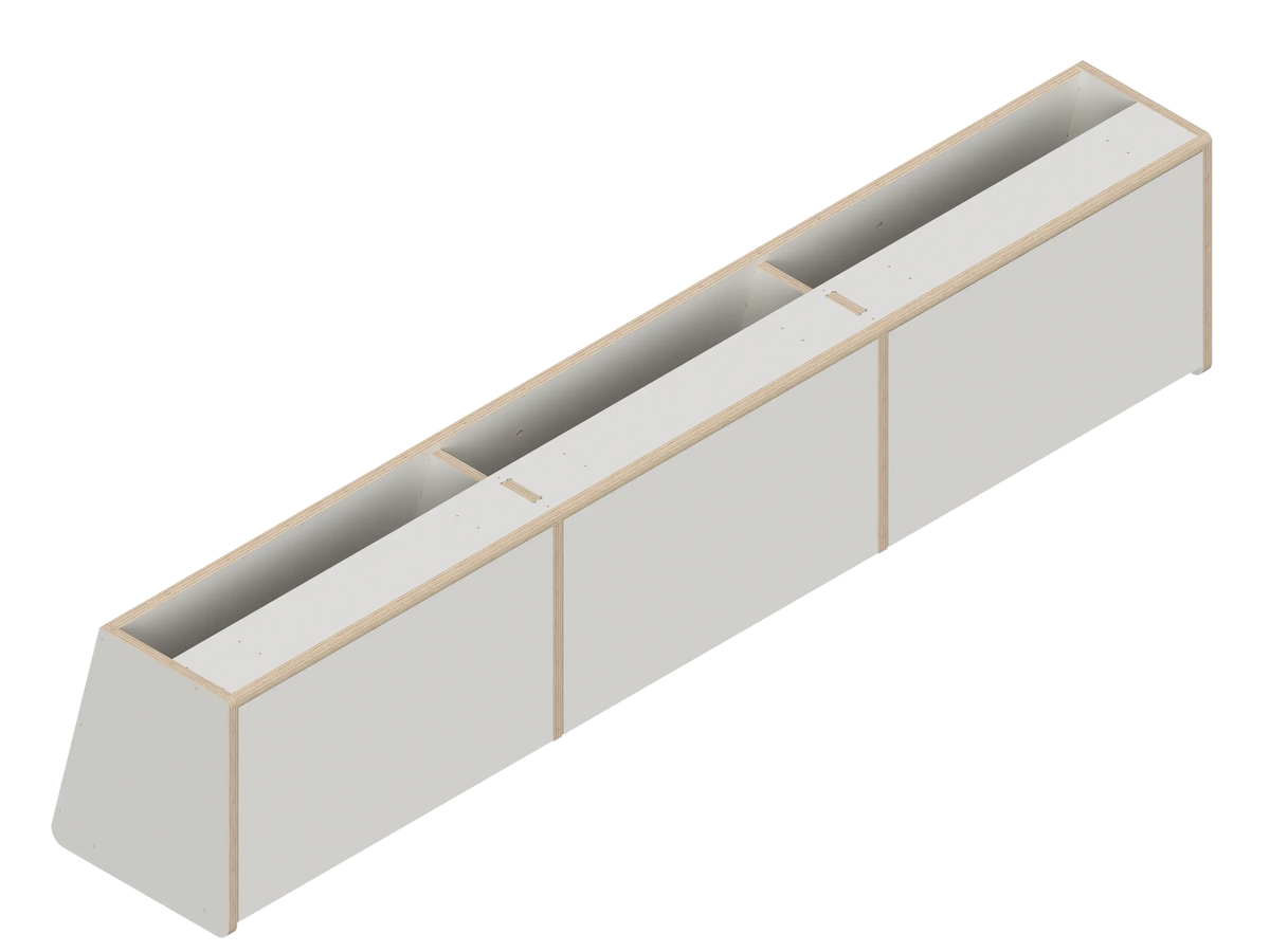 DIY Front Upper Cabinet Kit for Sprinter Van 144 in Dover White - The Vansmith DIY
