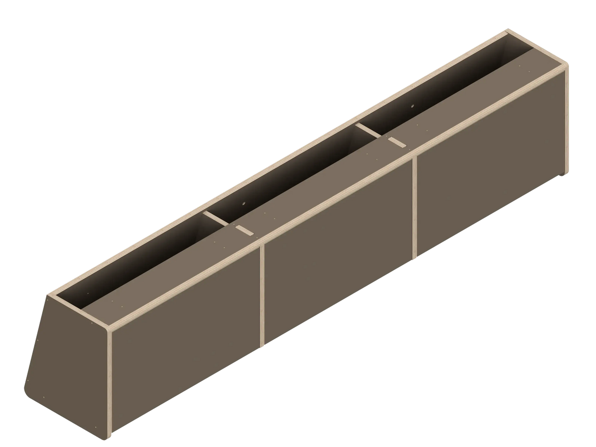 DIY Front Upper Cabinet Kit for Sprinter Van 144 in Earth - The Vansmith DIY