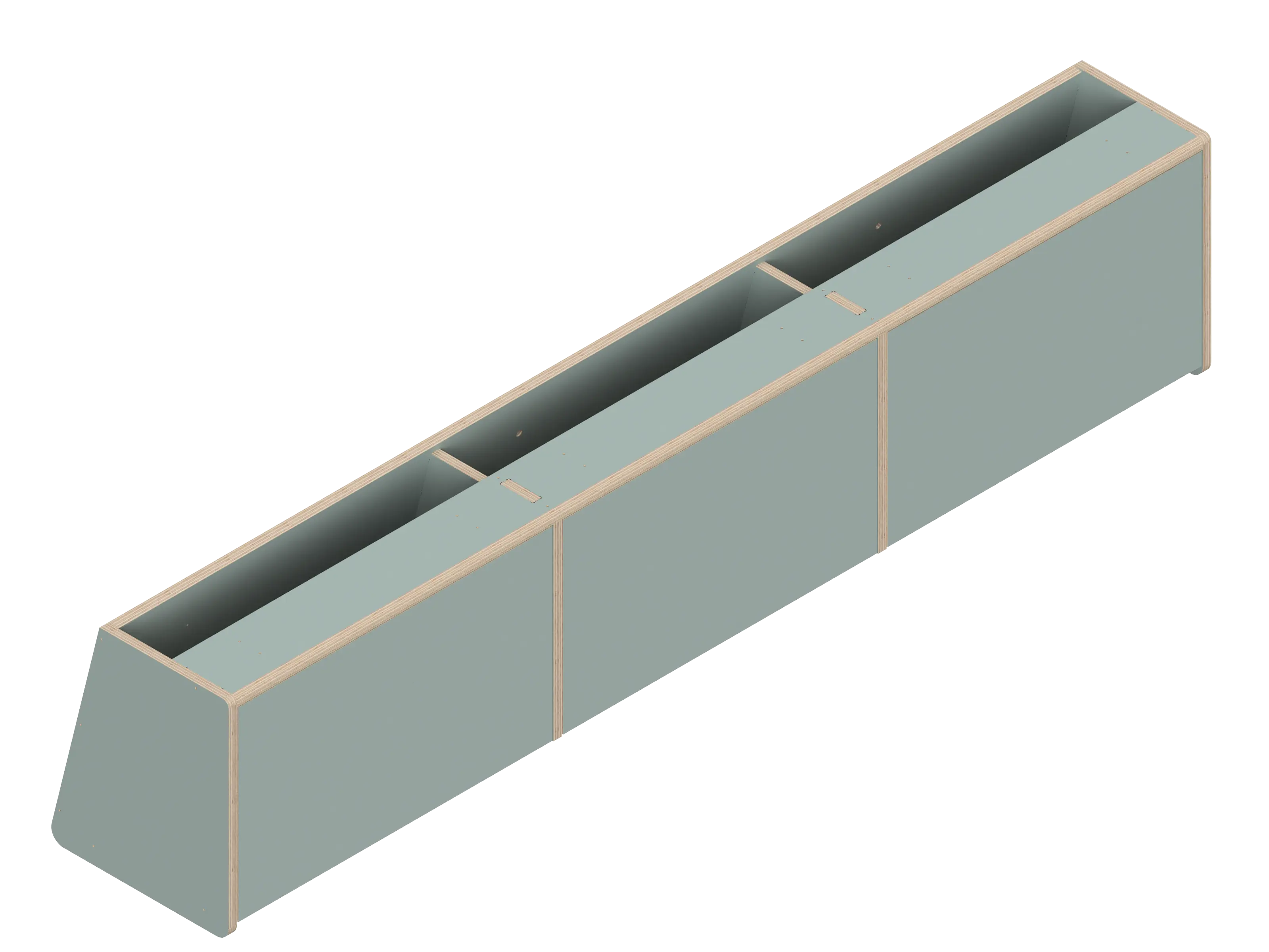 Front Upper Overhead Cabinet Kit for Sprinter Camper Van 144" - The Vansmith