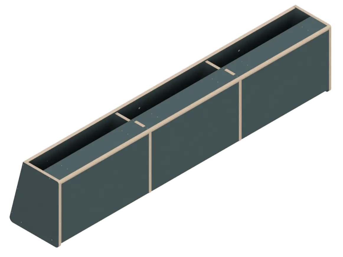 Front upper cabinet for Sprinter 144 The Vansmith DIY