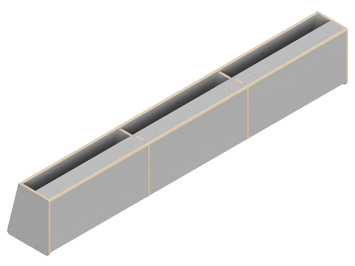 DIY Front upper cabinet kit for Sprinter vans 170 in Fog - The Vansmith DIY