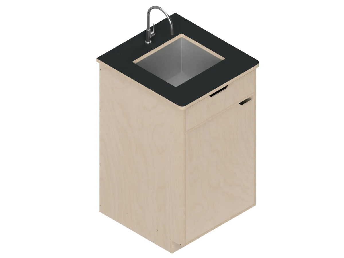 DIY Single unit Sink Galley kit for vans for Sprinter vans in Baltic Birch - The Vansmith DIY