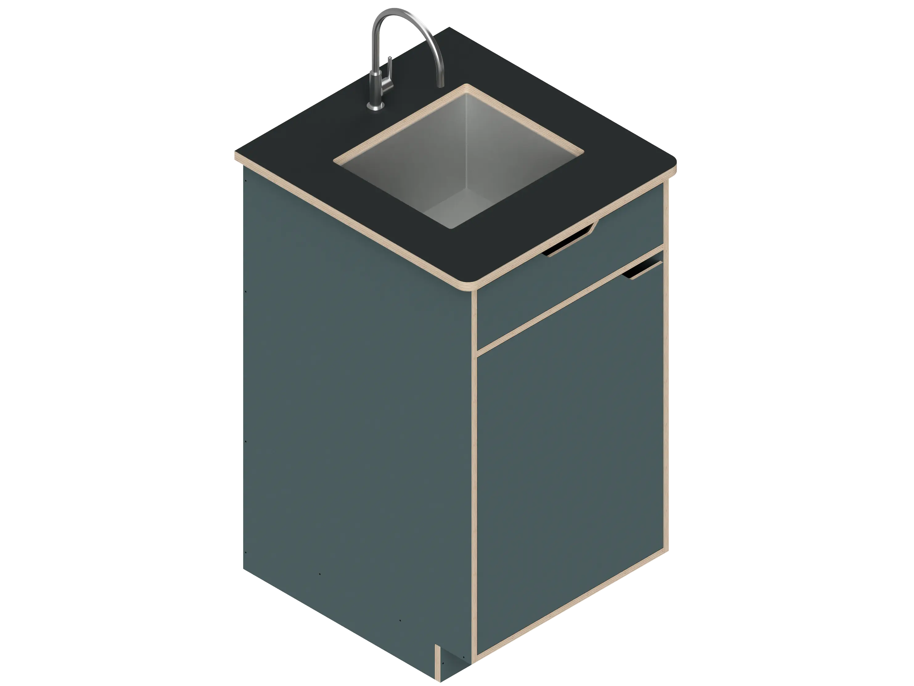 Single unit Sink Galley The Vansmith DIY