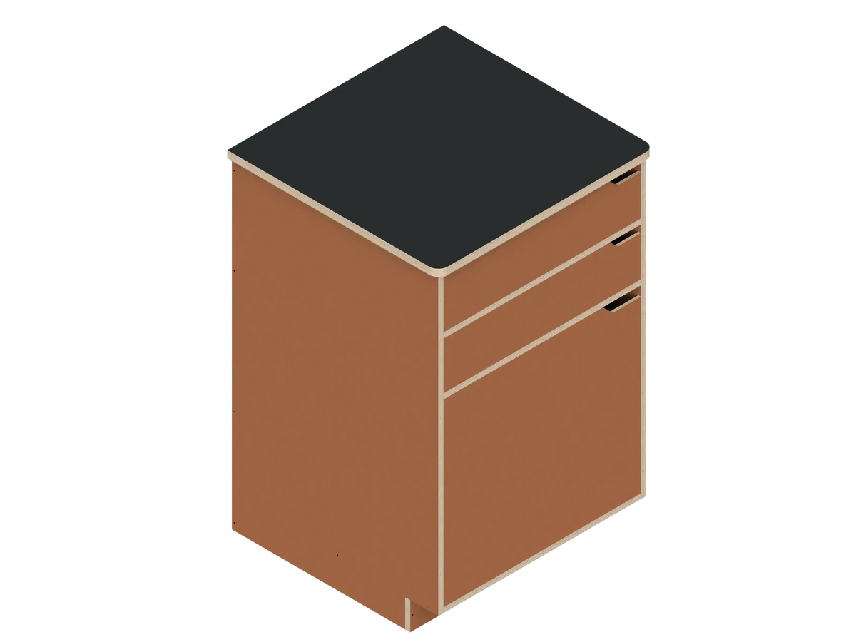 DIY Single Storage Galley kit for Sprinter vans in Earthenware - The Vansmith DIY