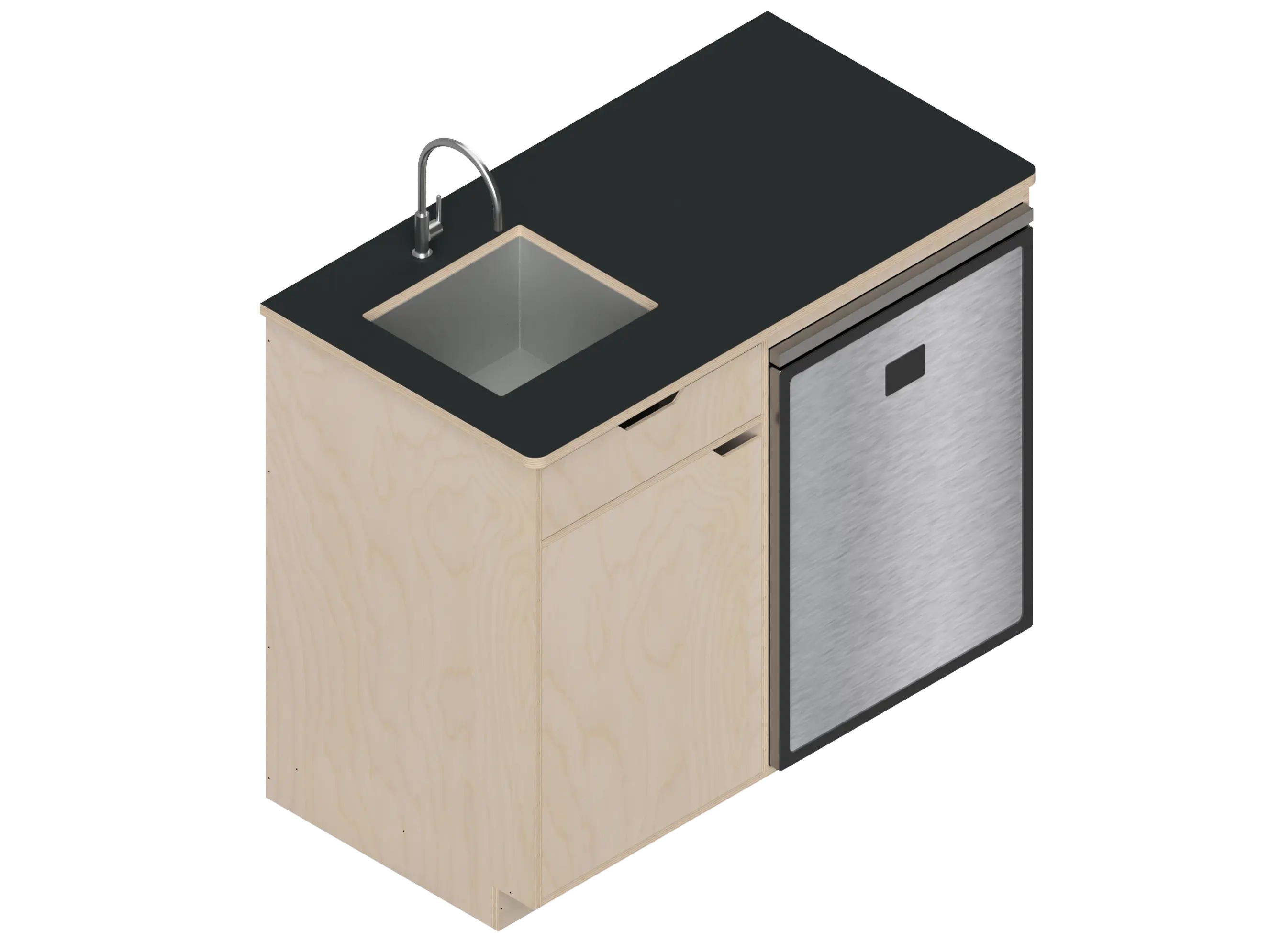 Dual unit Kitchen Galley (CR130) The Vansmith DIY