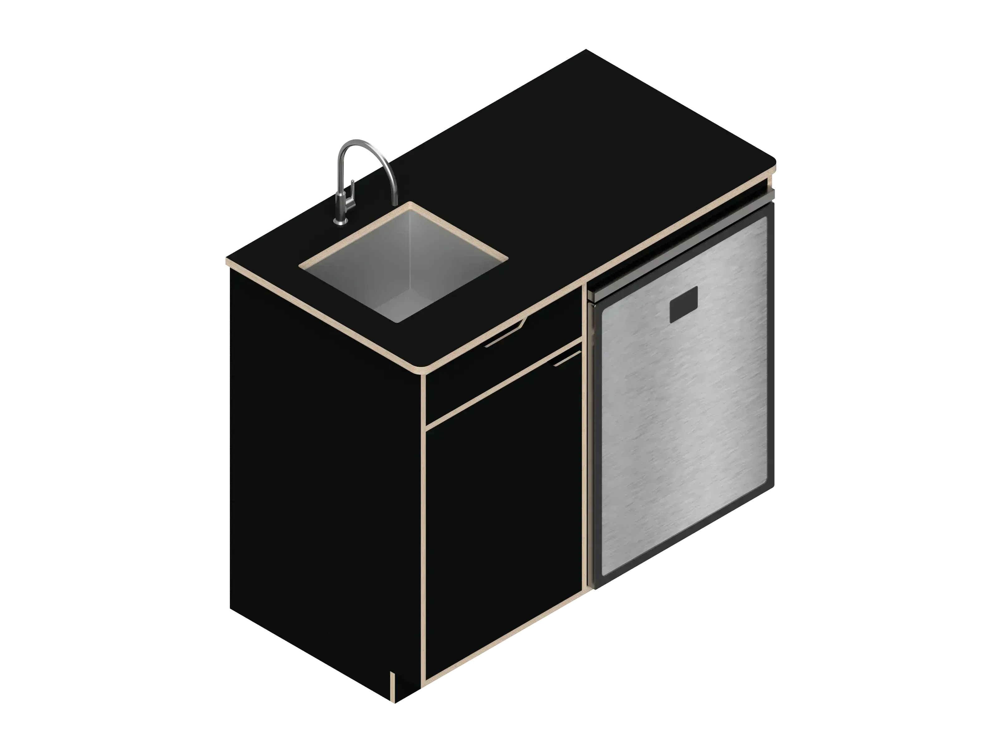 DIY Dual unit Kitchen Galley kit (CR130) The Vansmith DIY