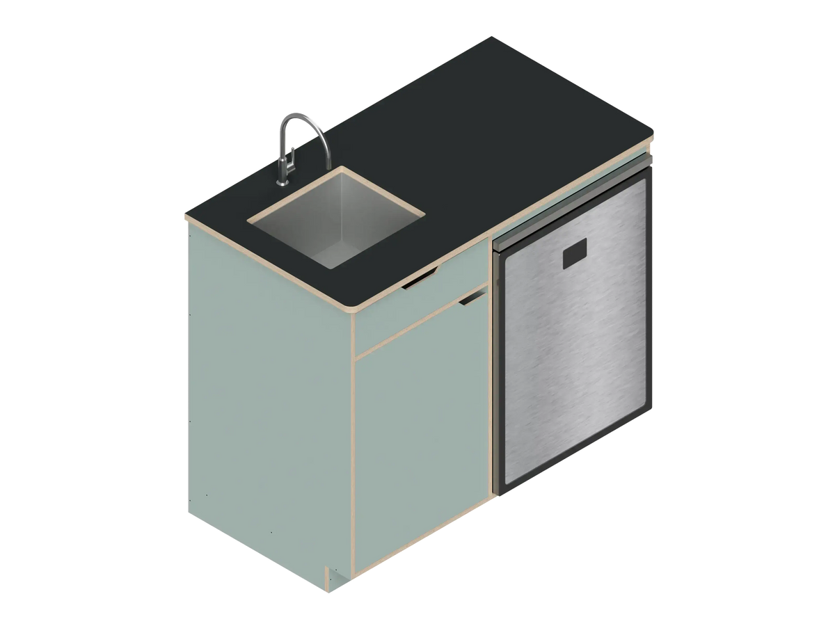 Dual unit Kitchen Galley (CR130) The Vansmith DIY