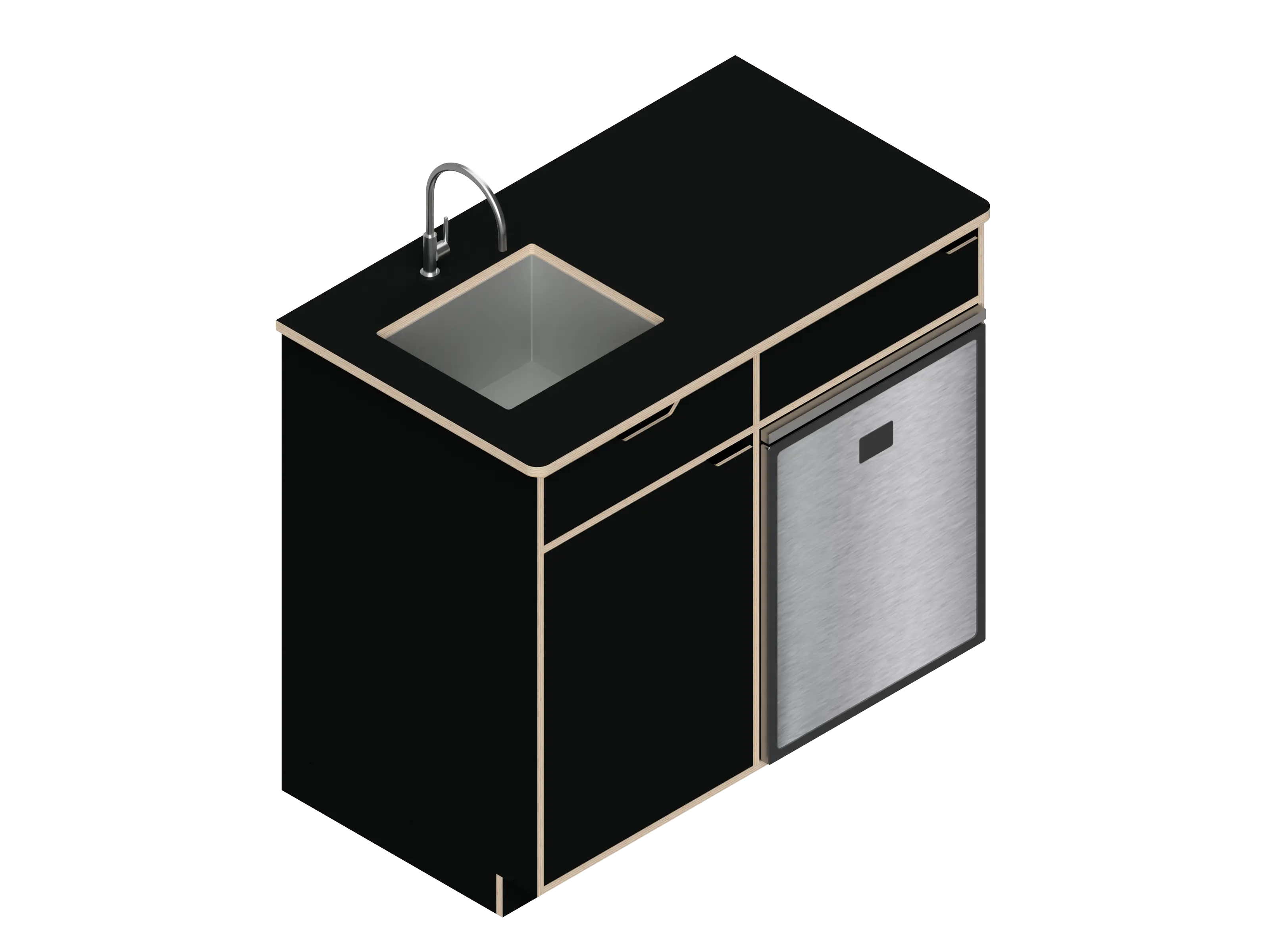DIY Dual unit Kitchen Galley kit (CR85) The Vansmith DIY