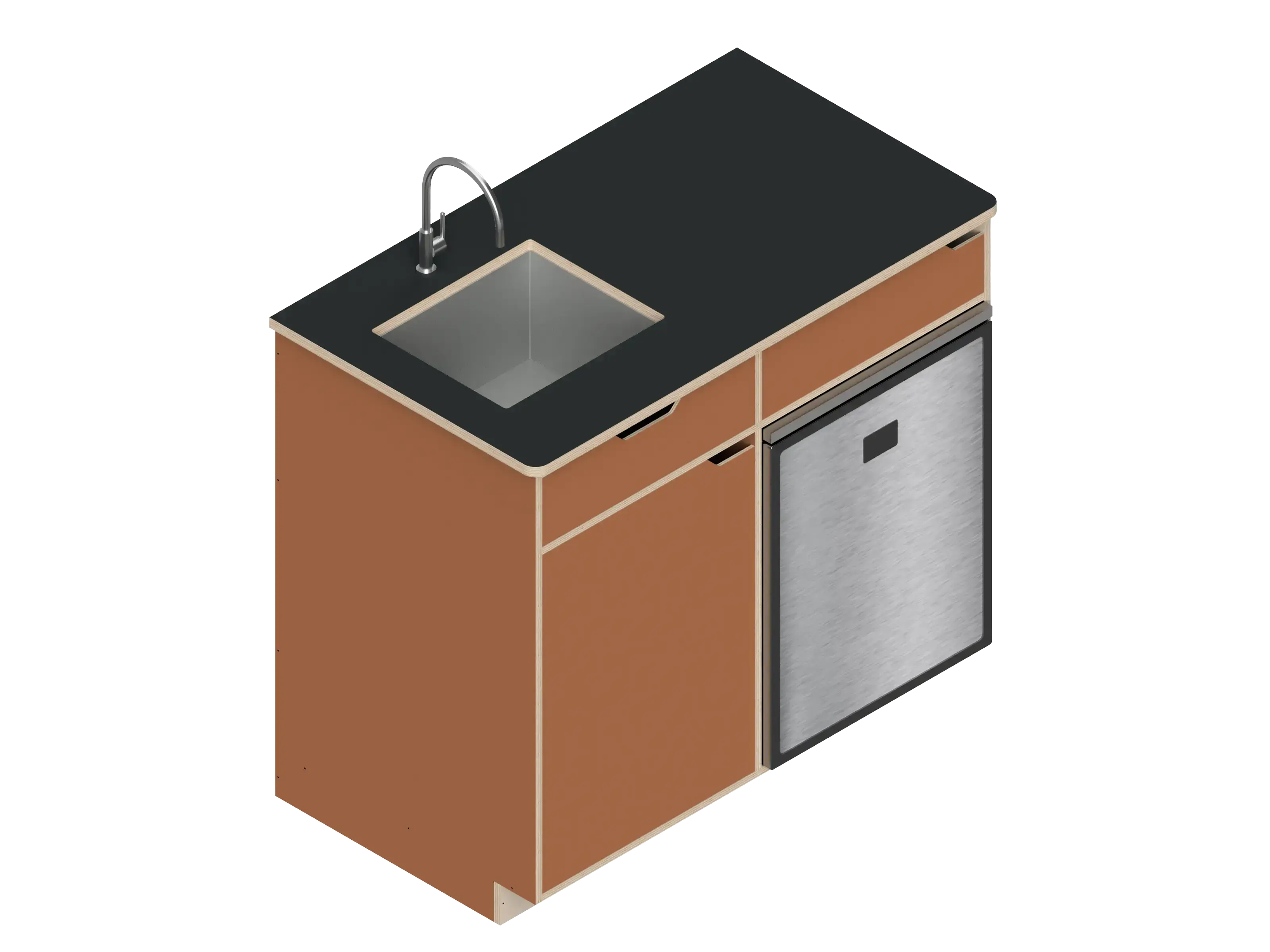 Dual unit Kitchen Galley (CR85) The Vansmith DIY