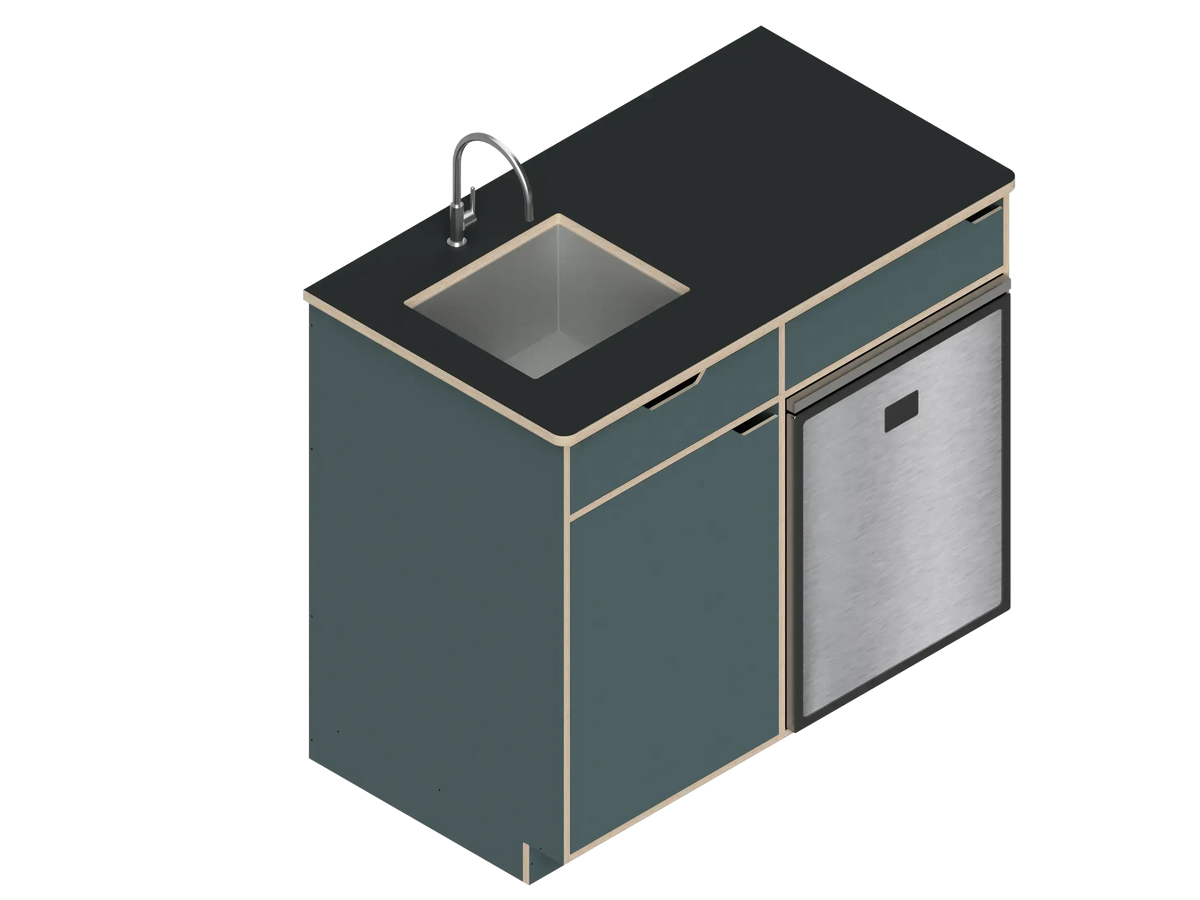 DIY Dual unit Kitchen Galley kit (CR85) for Transit vans