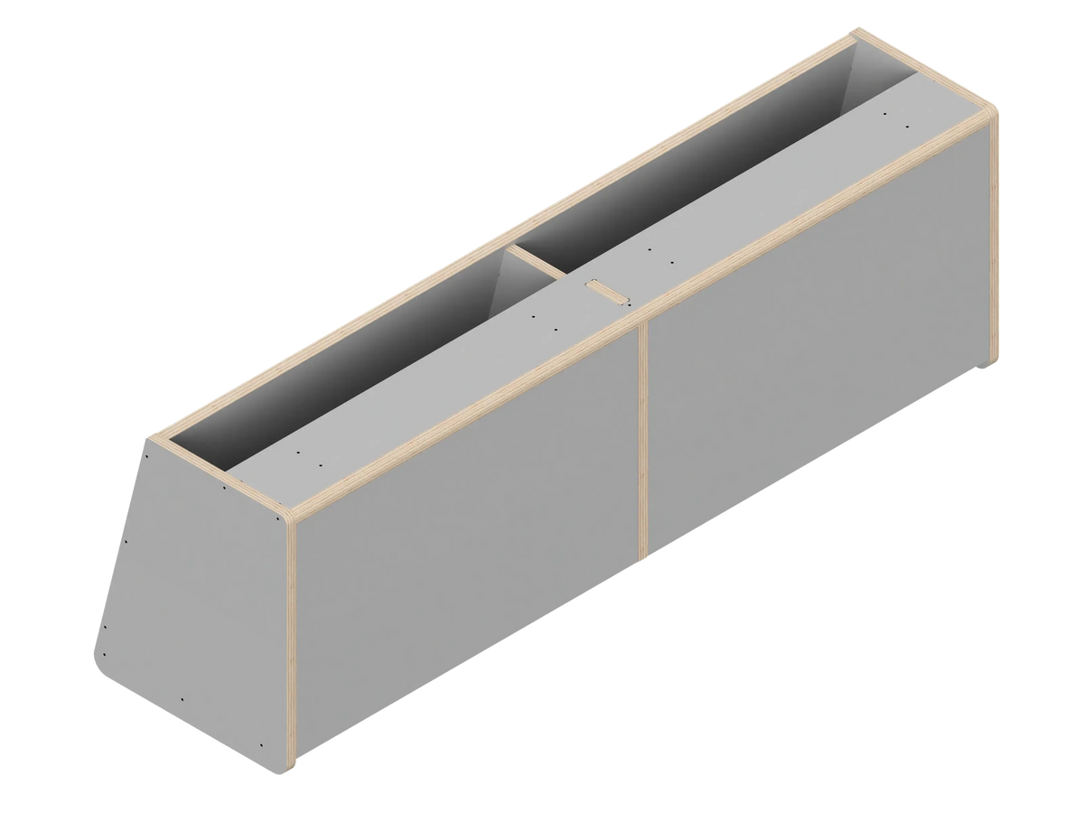 DIY Dual upper cabinet Kit for Sprinter vans in Fog - The Vansmith DIY