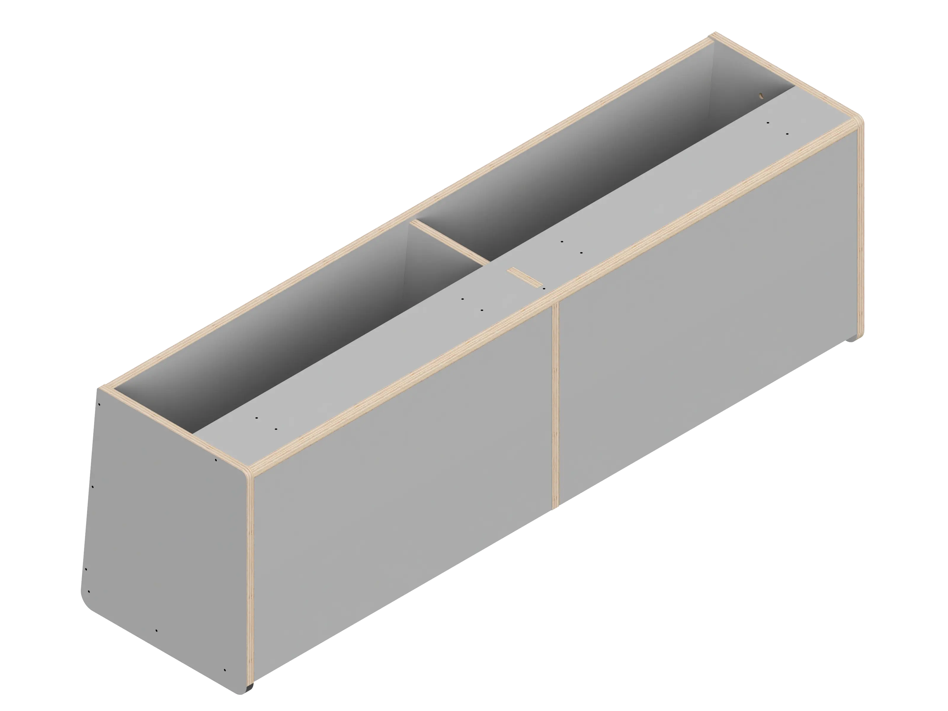 Dual upper cabinet for Transit The Vansmith DIY