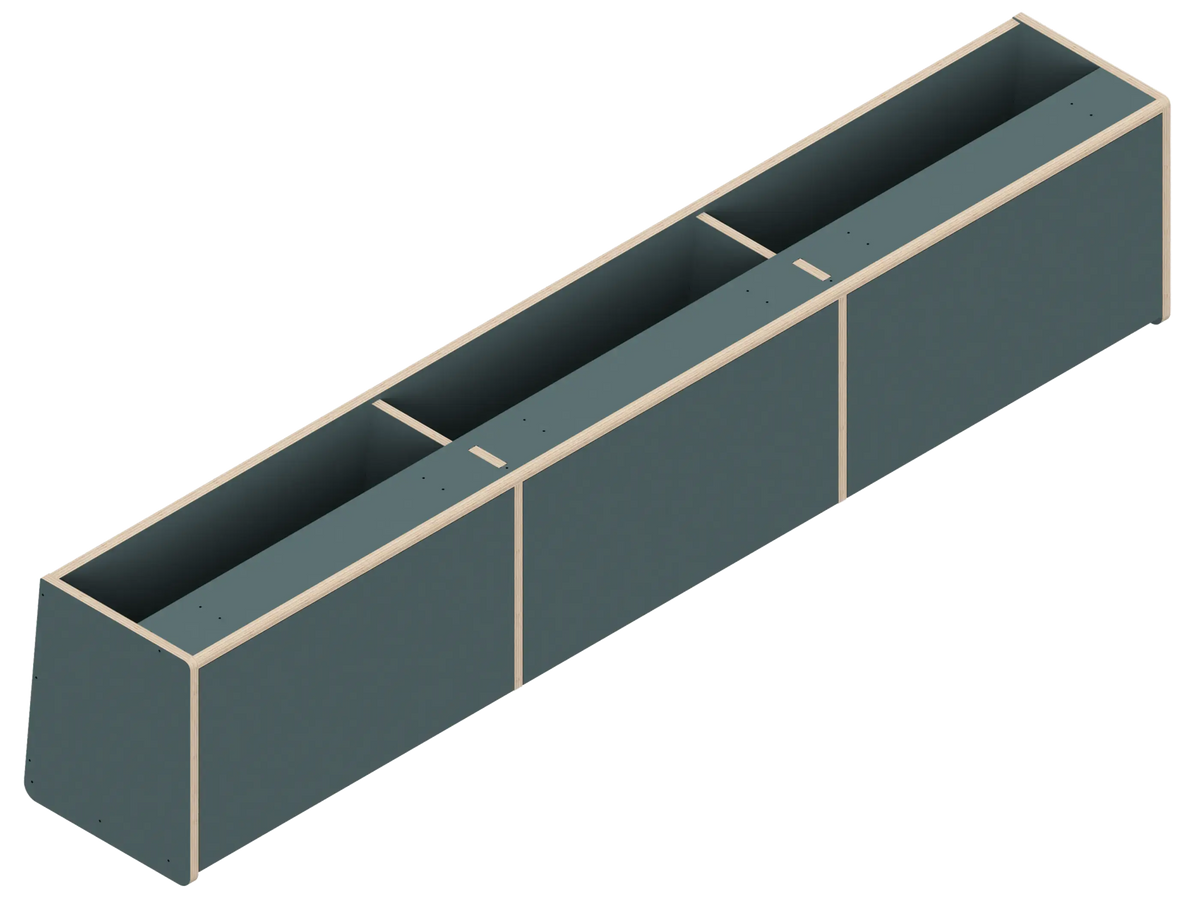 DIY Front upper cabinet kit for Transit van 148E in Winter Sky - The Vansmith DIY