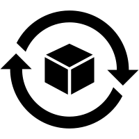 Sustainable Cycle Icon
