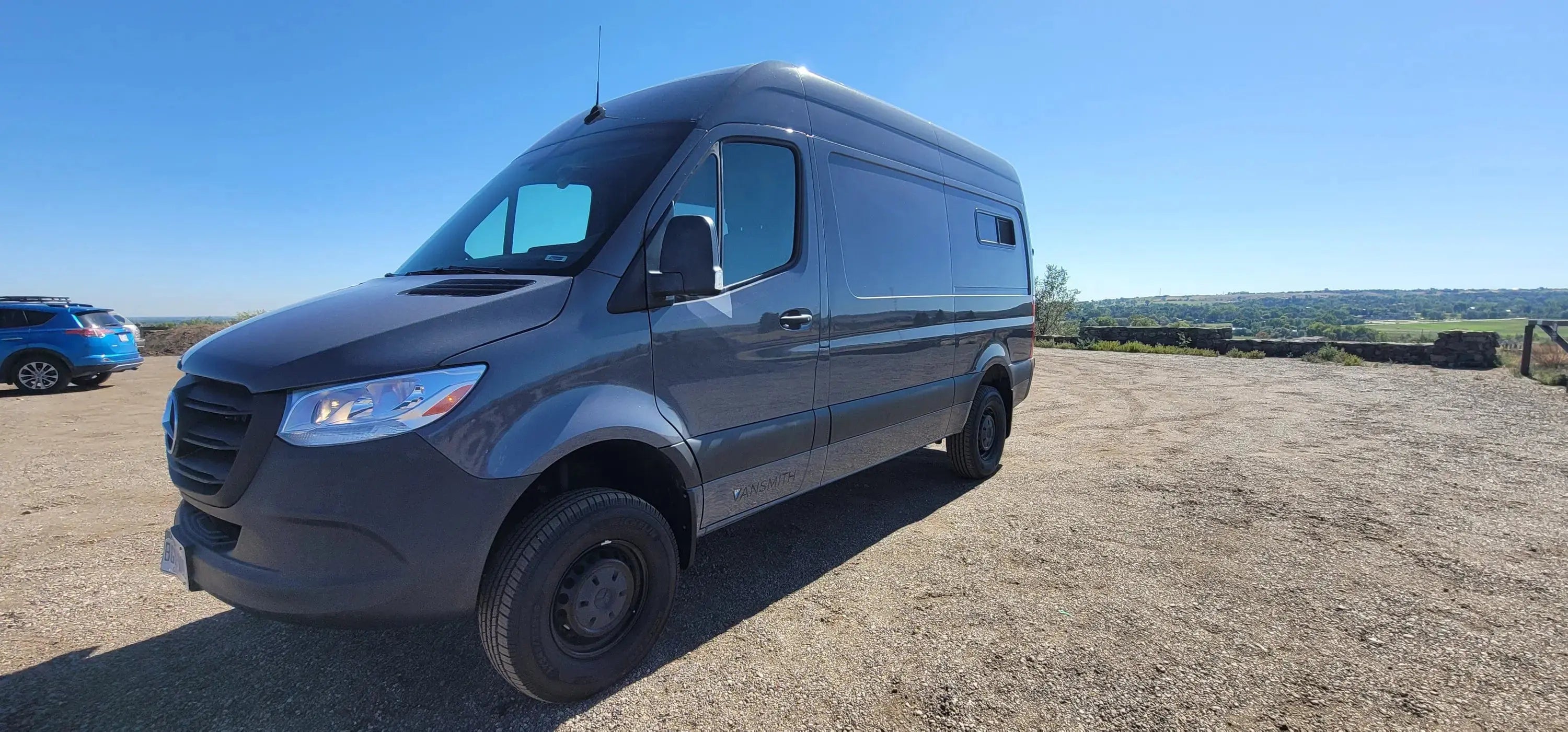 Rear Bumper & Hitch to a 4x4 Sprinter for Overlanding