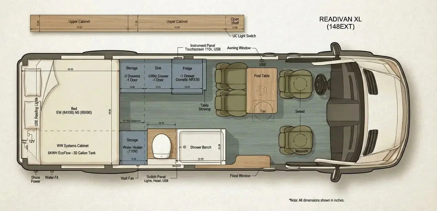4x4 camper vans Short vs Long Wheelbase Camper Vans: How to Choose the Right Size for Your Travel Style van camper conve