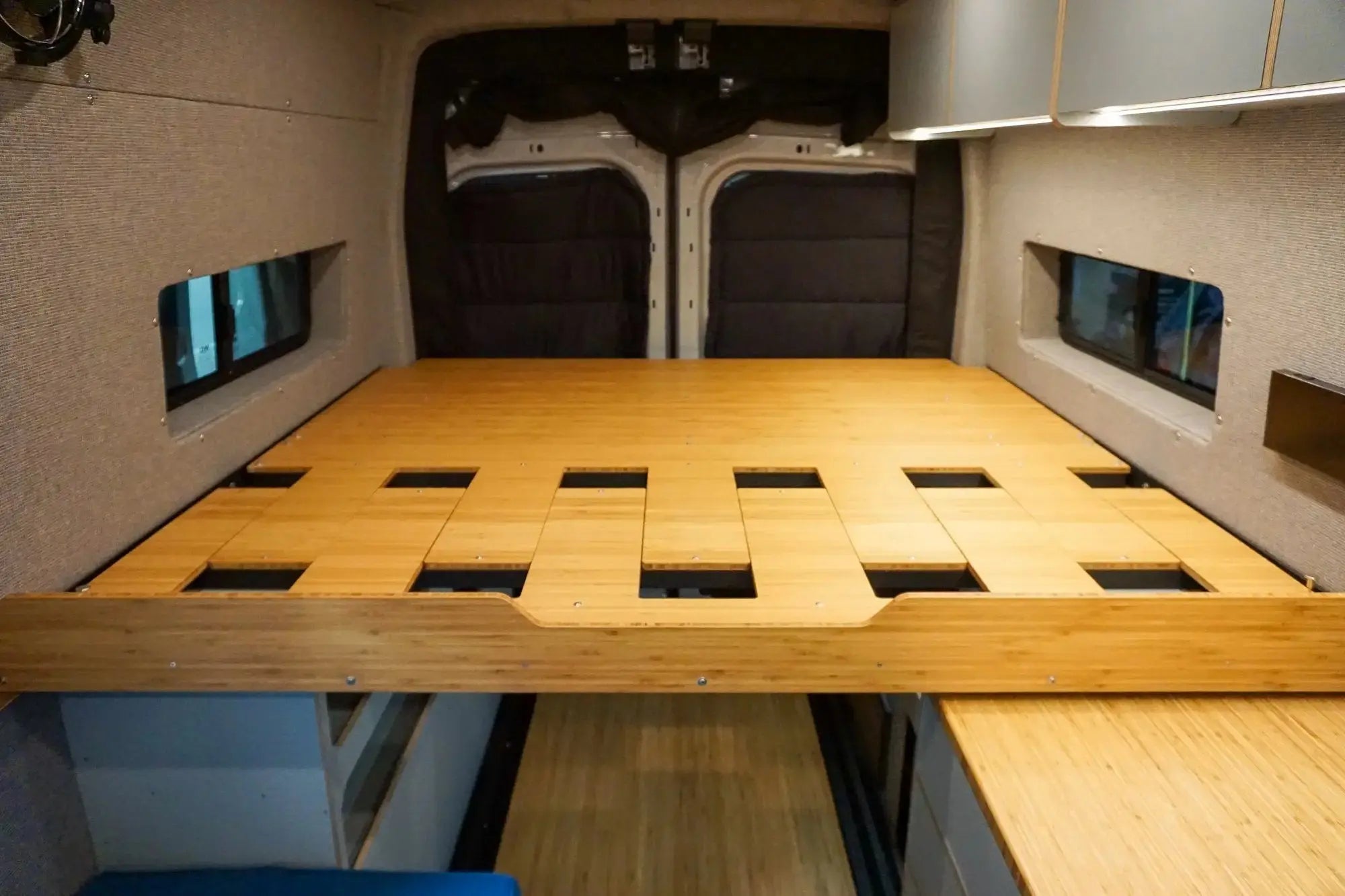 most popular wood to convert van with